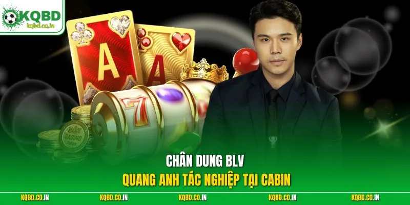 Chân dung BLV Quang Anh tác nghiệp tại cabin